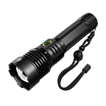 Helius YD-01 Tactical Flashlight 1350 Lumens, 650m Range, Rechargeable Zoomable