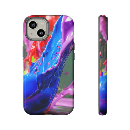 Vibrant Color Splash Tough Phone Case