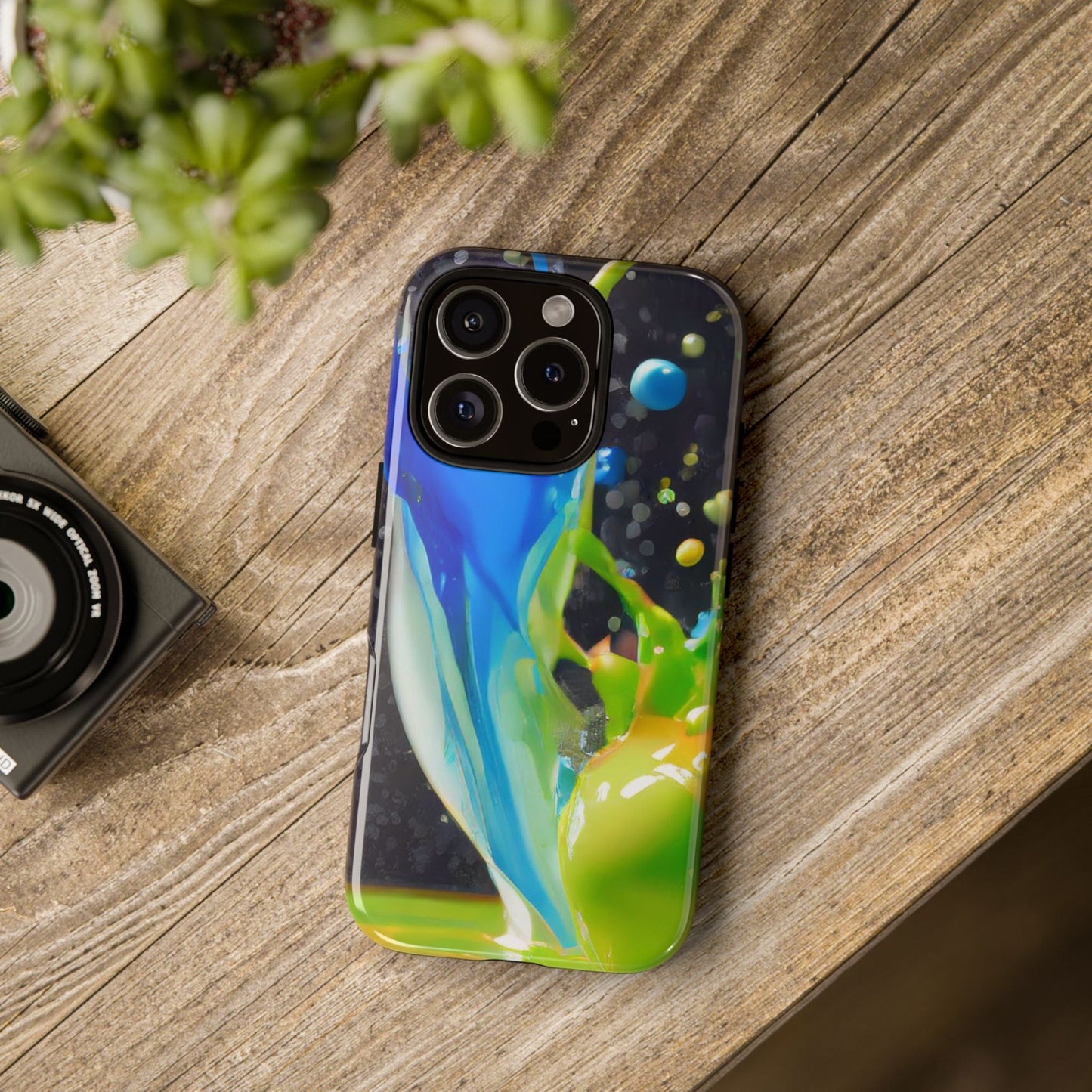 Vibrant Paint Splash Phone Case - Tough & Stylish Protection