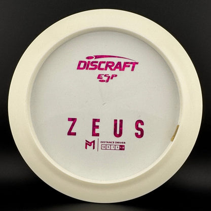 White ESP Zeus - Bottom Stamp Dyer's Delight - Paul McBeth
