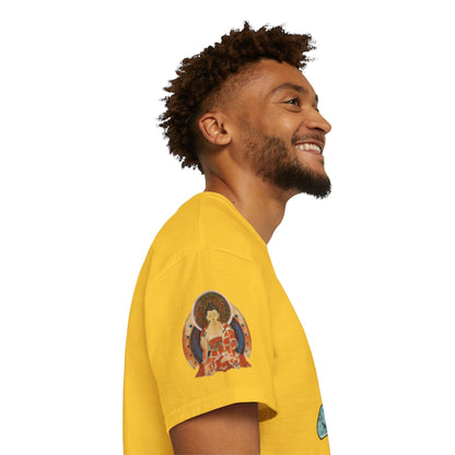 Fine Art Buddha Chalk Drawing Print Unisex Ultra Cotton Tee