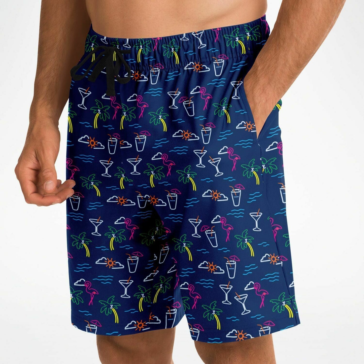 Five O'Clock Somewhere Long Athletic Shorts