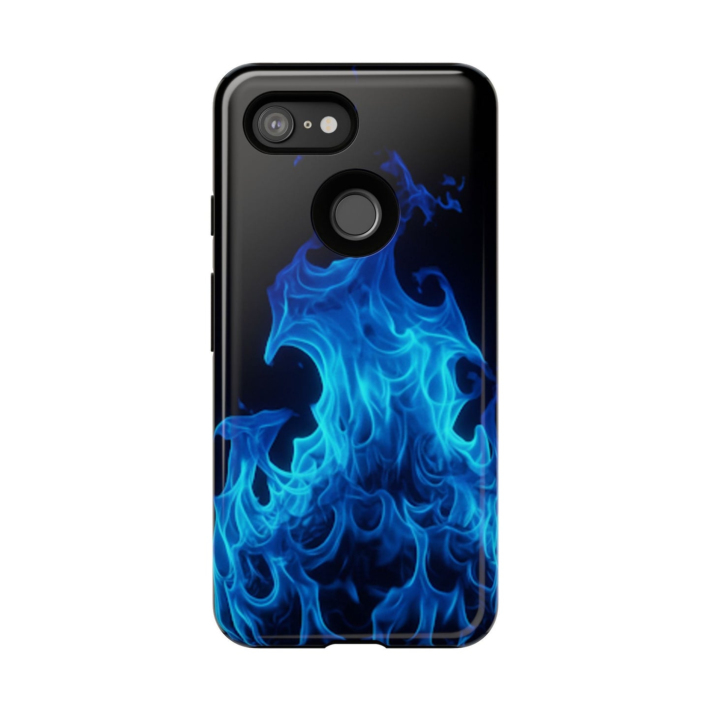 Blue Flames Tough  Phone Case