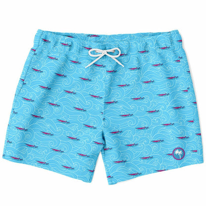 Rad Palm Fast Boats Swim Trunks