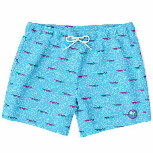 Rad Palm Fast Boats Swim Trunks