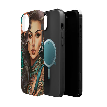 Vibrant Beauty Magnetic Tough Phone Case