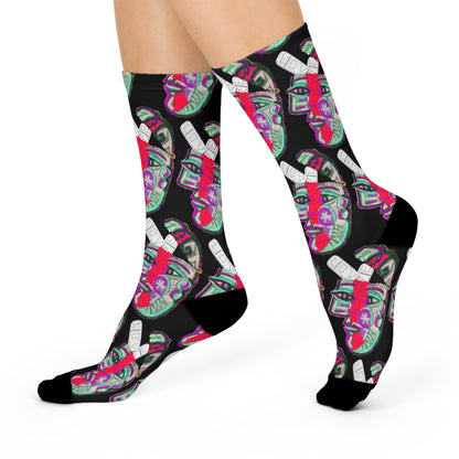 LOVE PILL Cushioned Crew Socks Nubian Night
