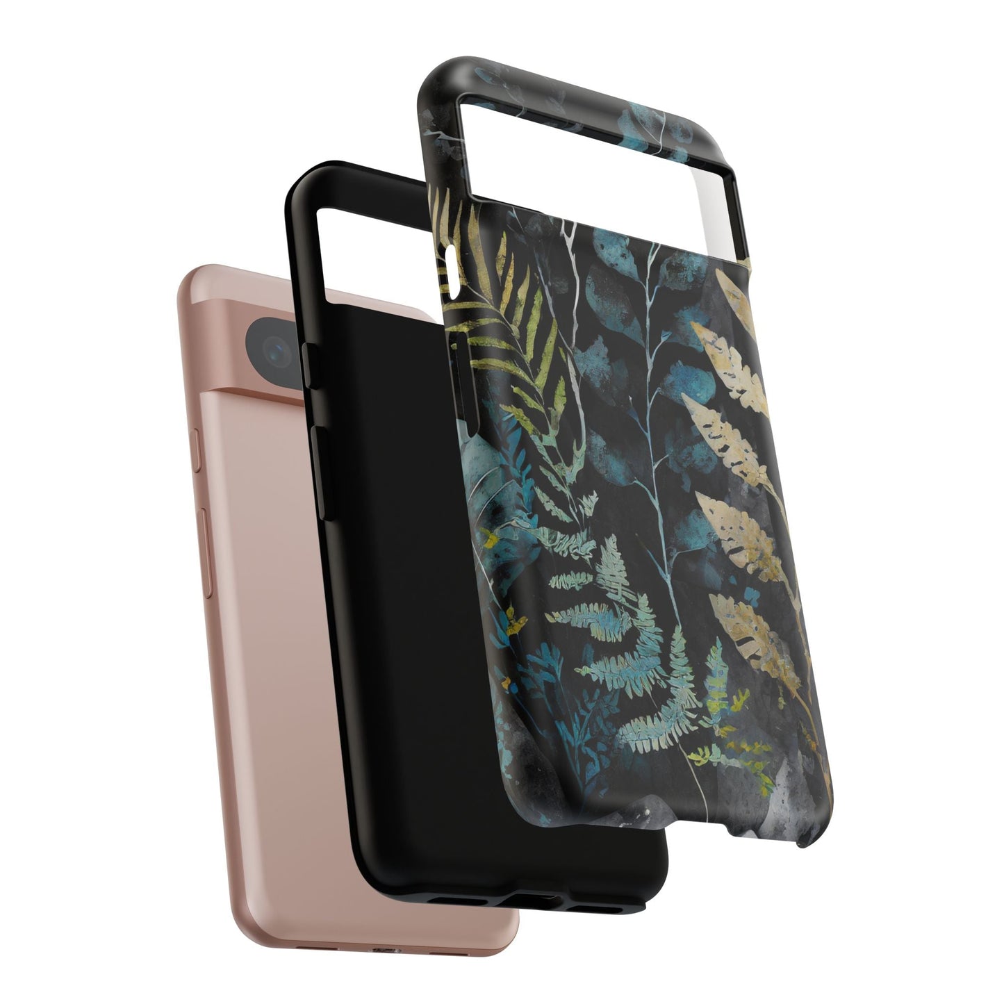 Dark Floral Tough Phone Case