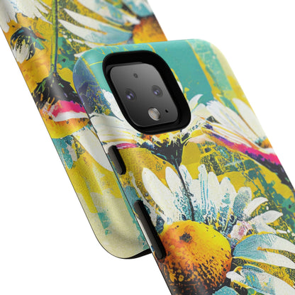 Colorful Daisy Floral Tough Phone Case