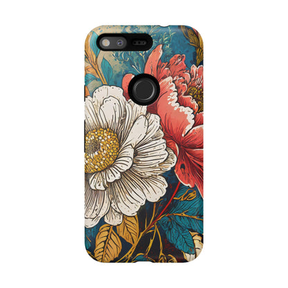 Artistic Floral Tough Phone Case