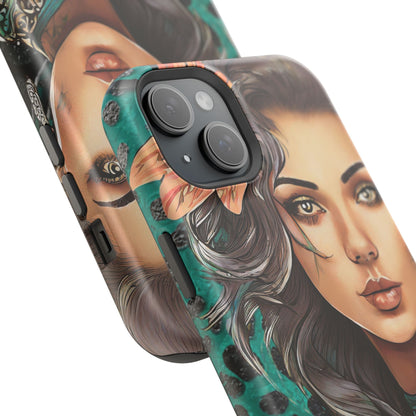 Vibrant Beauty Magnetic Tough Phone Case