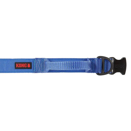 Kong Large Blue Ultra Durable Padded Comfort Handle Dog Collar Adjustable