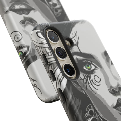 Green Eyed Devilish Beauty Tough Phone Case