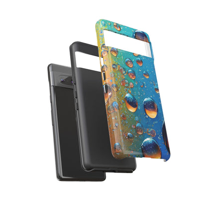 Colorful Water Droplets Tough Phone Case
