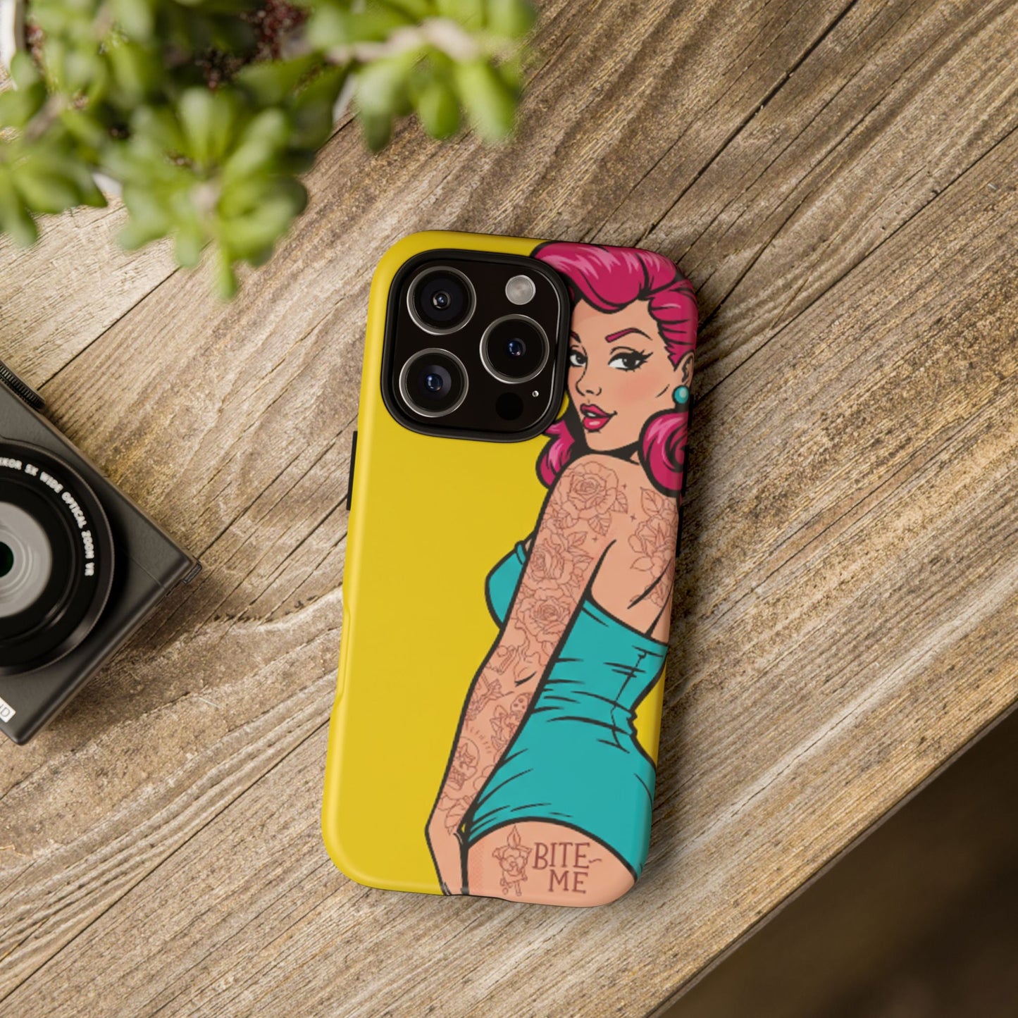 Bite Me Beauty Tough Phone Case