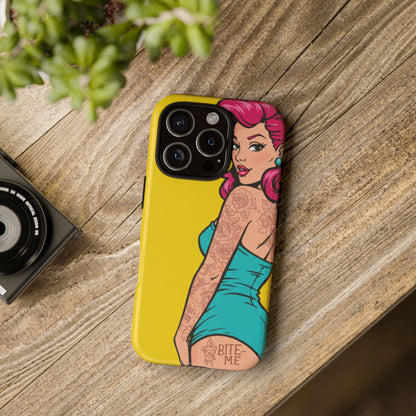 Bite Me Beauty Tough Phone Case