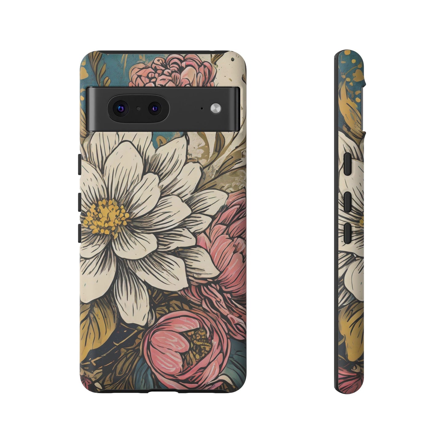 Beautiful White Floral Tough Case