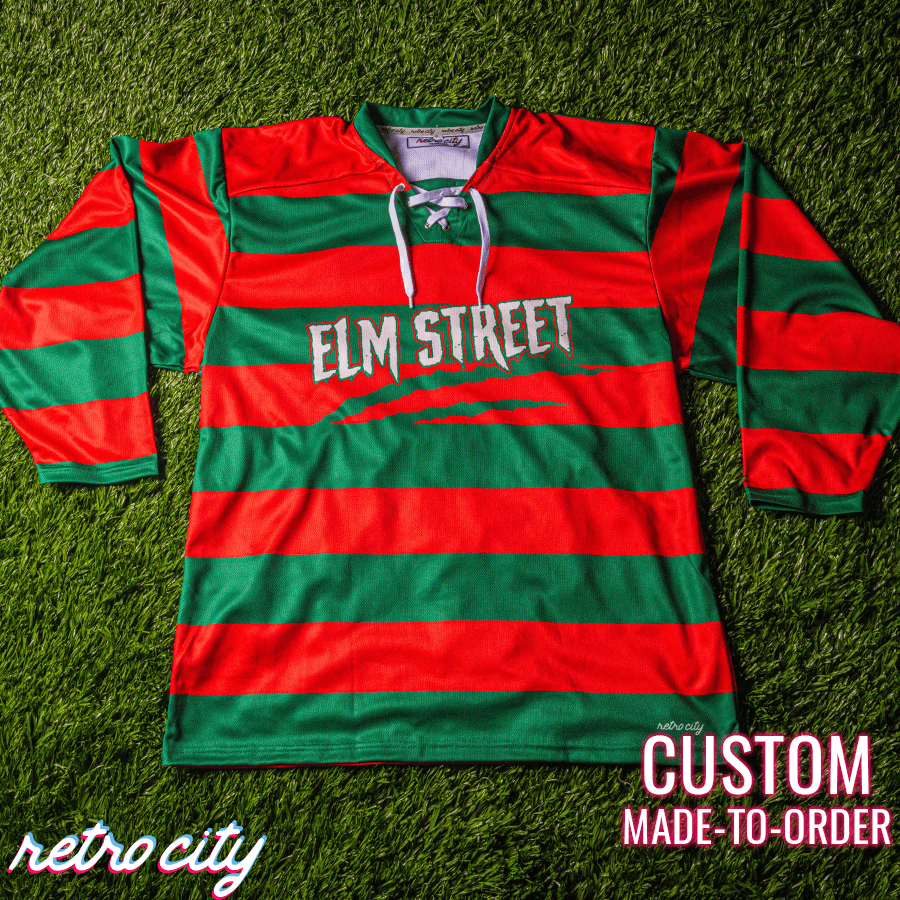 Elm Street Custom Lace-Up Hockey Jersey