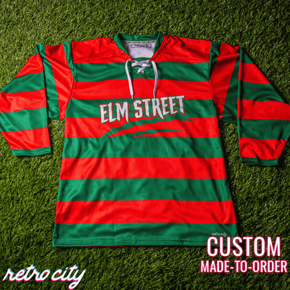 Elm Street Custom Lace-Up Hockey Jersey