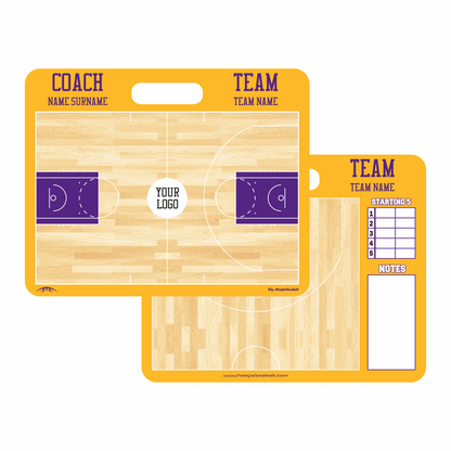 NBA Custom American Style Magnetic Coaching Board 22'' x 17.5'' / 56 cm x 45 cm