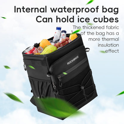 ROCKBROS Multi-Functional 14L Two-Layer Sports  Backpack Cooler Thermal Insulation