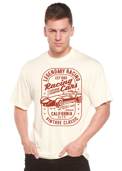 Legendary Racing Cars Men's Bamboo Viscose/Organic Cotton Short Sleeve Graphic T-Shirt