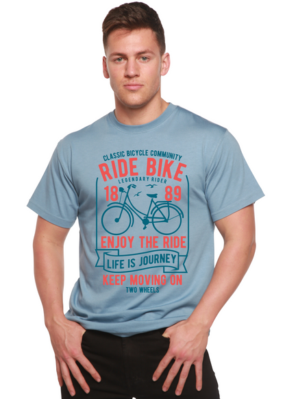 Ride Bike Spun Bamboo® Men's Bamboo Viscose/Organic Cotton Short Sleeve Graphic T-Shirt