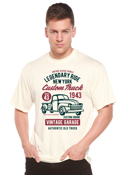 Legendary Ride Custom Truck Men's Bamboo Viscose/Organic Cotton Short Sleeve Graphic T-Shirt