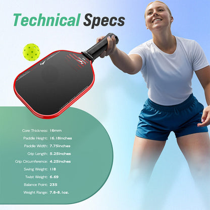 Rhythm Pickleball Paddle - Elongated