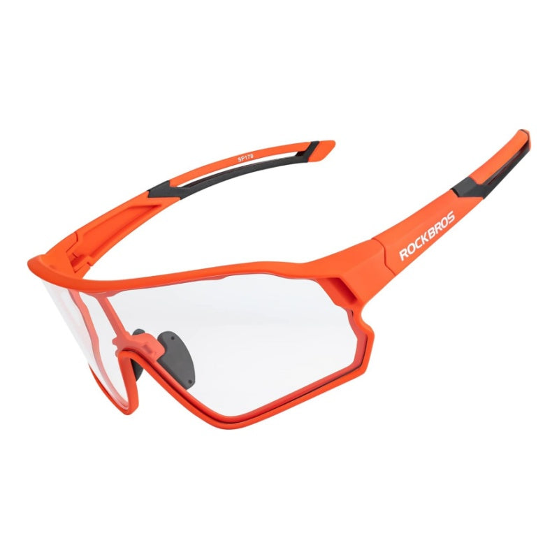 ROCKBROS Photochromic Cycling Sunglasses UV Protection Windproof Lightweight