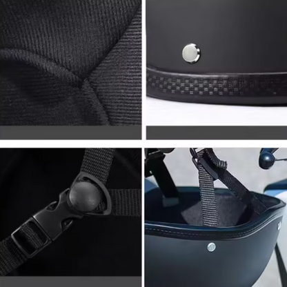 Vintage Motorcycle CruiserHalf Half Helmet