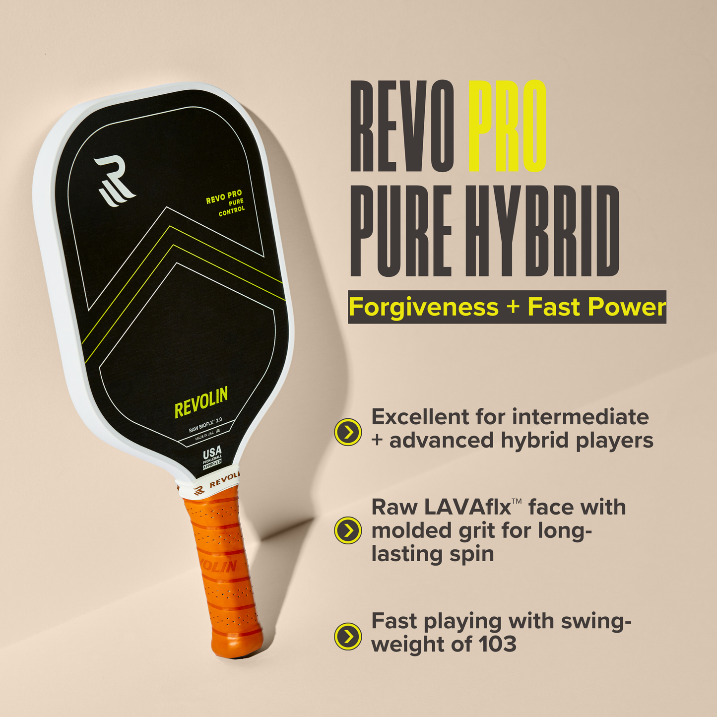 Revo Pro Pure Pickleball Paddle