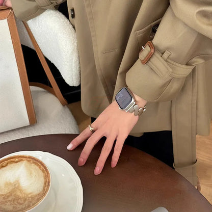 Steel Strap For Apple Watch Band Series 11/10/9/8/7/6/5/4/ SE / Ultra 1/2/3