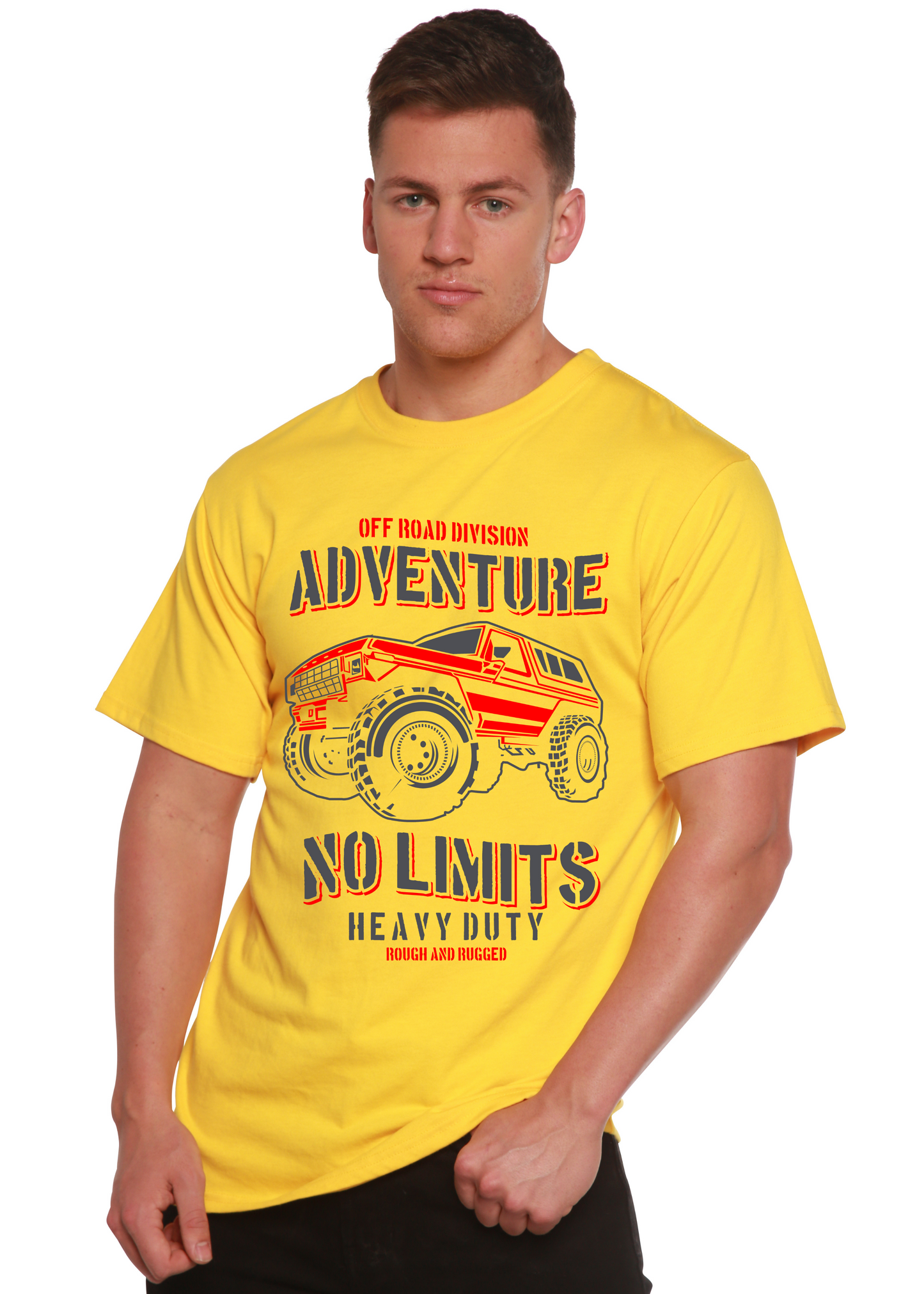 No Limits Spun Bamboo® Men's Bamboo Viscose/Organic Cotton Short Sleeve Graphic T-Shirt