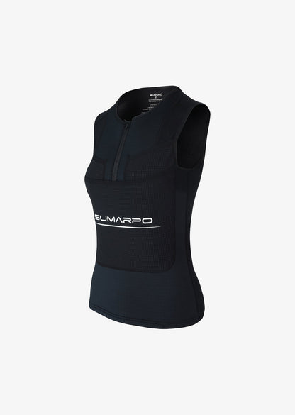 Quokka Women's Thermal Titanium Half-Zip Swimrun Vest