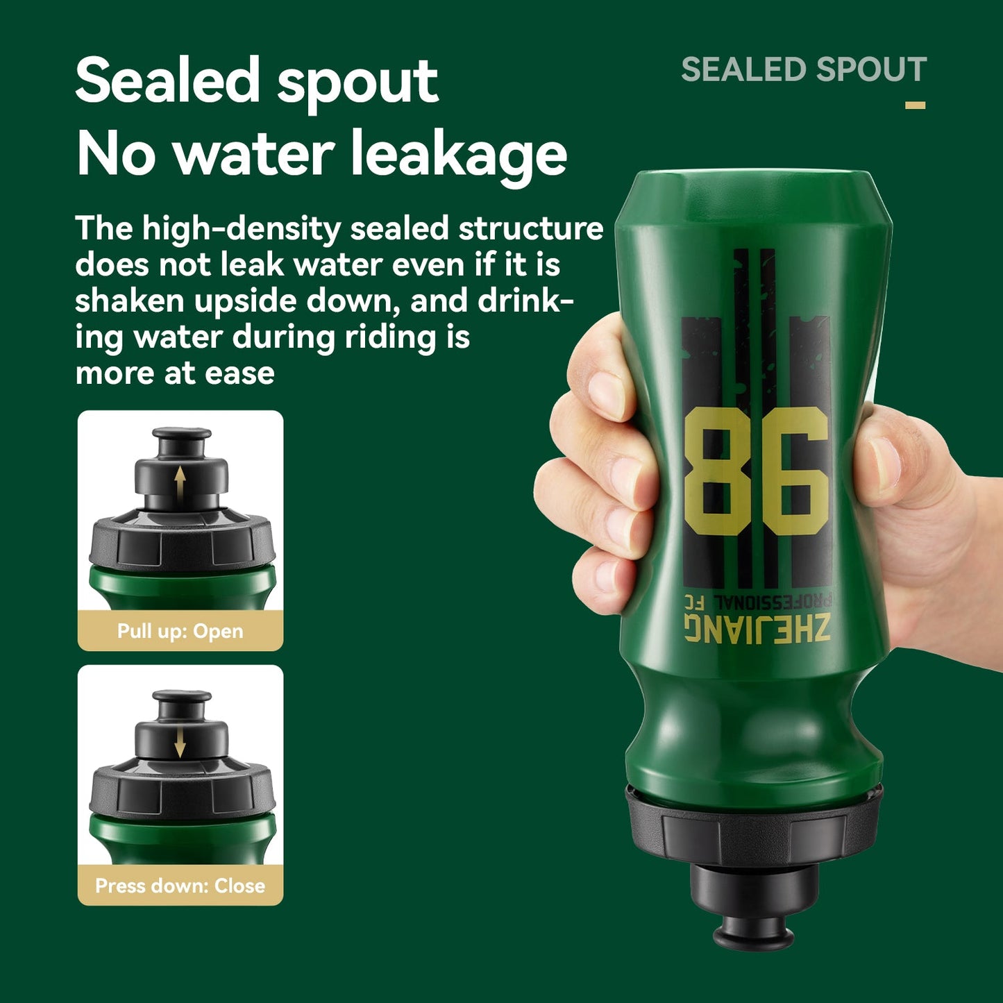 ROCKBROS × Zhejiang Professional FC Limited Edition Bike Water Bottle 600ML