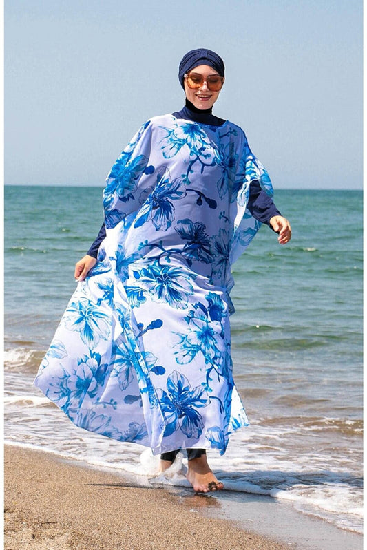 Blue Pareo Kimono P2108