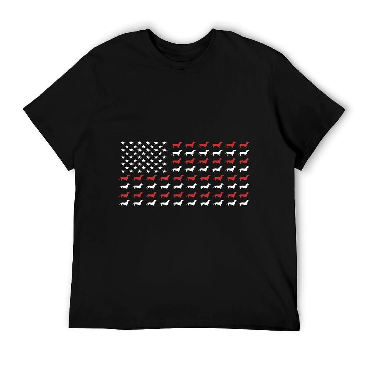 American Flag Dachshund Patriotic Dachshund Doxie Lover T-Shirt