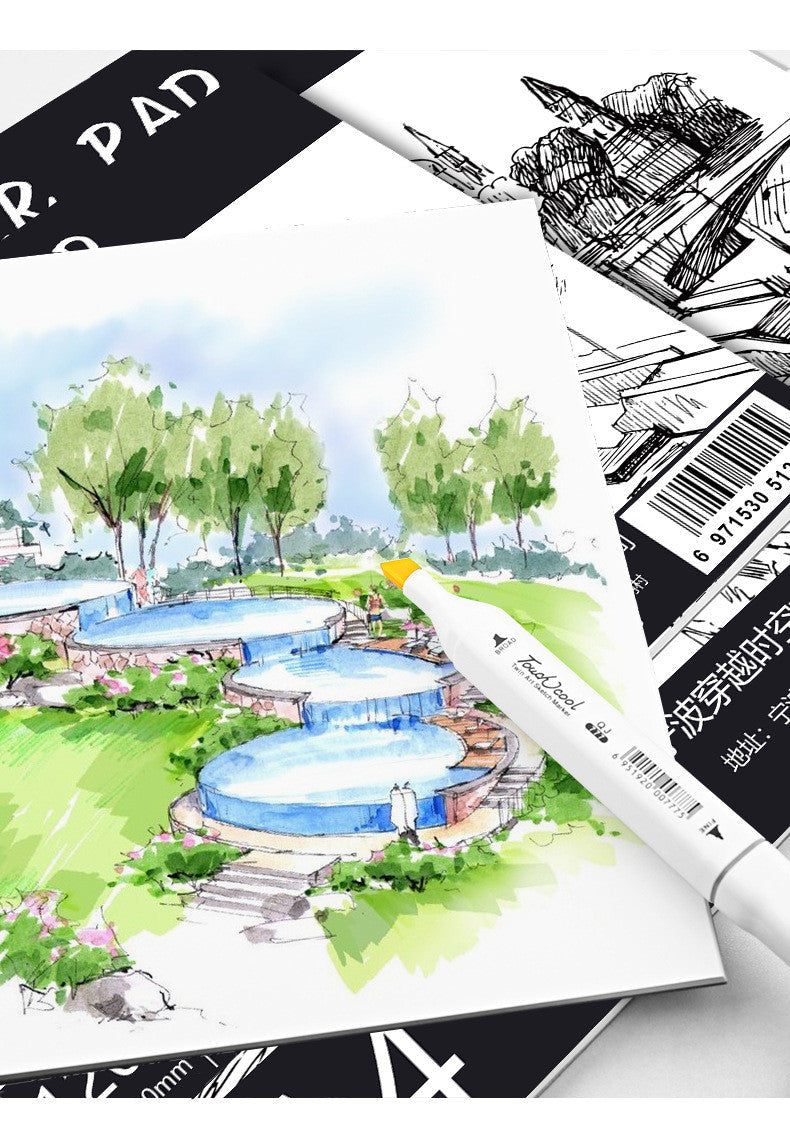 Bleed-Resistant Marker Paper Pad