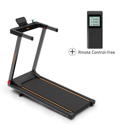 DeerRun A1 Pro Move+ Smart Foldable Treadmill with 6% Incline & NFC | 350Lbs, 10mph, Black