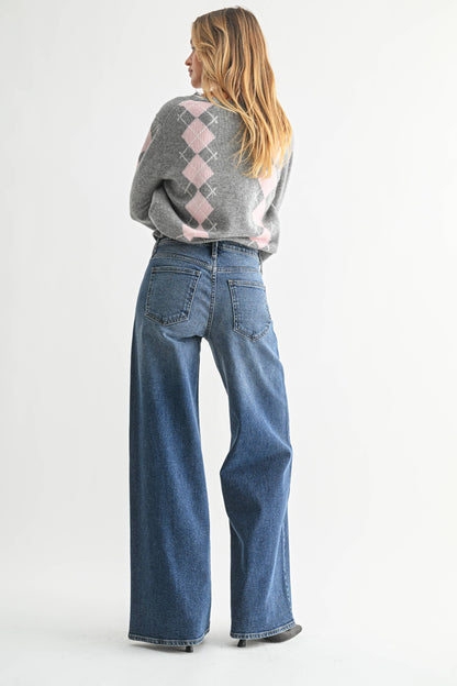 The Jolie Vintage High-Rise Wide Leg Jeans
