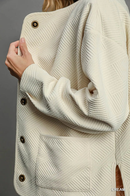 Garden Naked Textured Jacquard Jacket