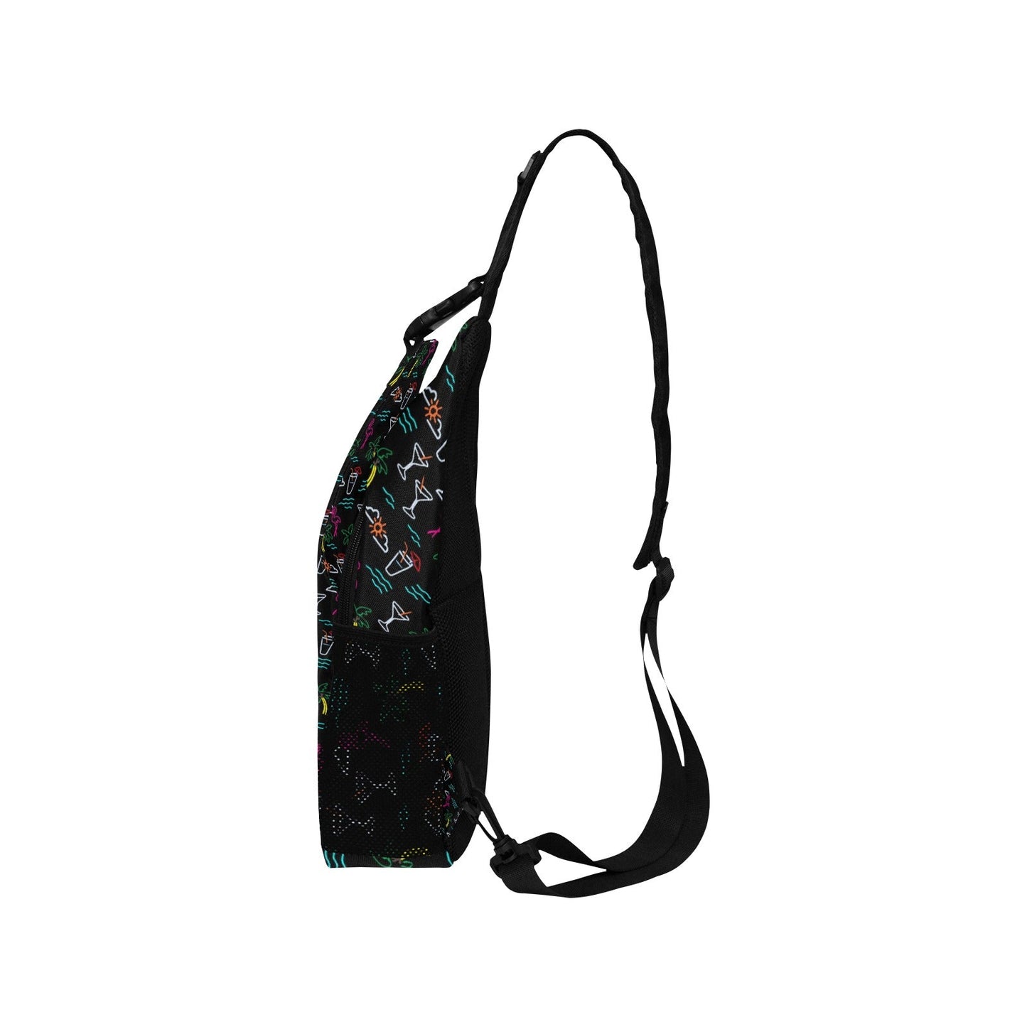Five O'Clock Somewhere Black Sling Bag