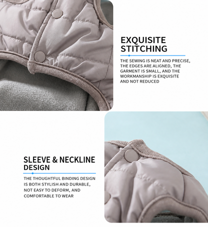 Cartoon Cotton-Padded Dog Vest
