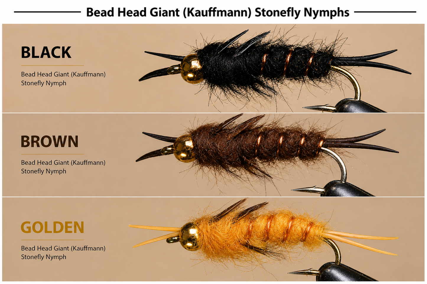 Giant Kaufmann Stonefly Nymphs
