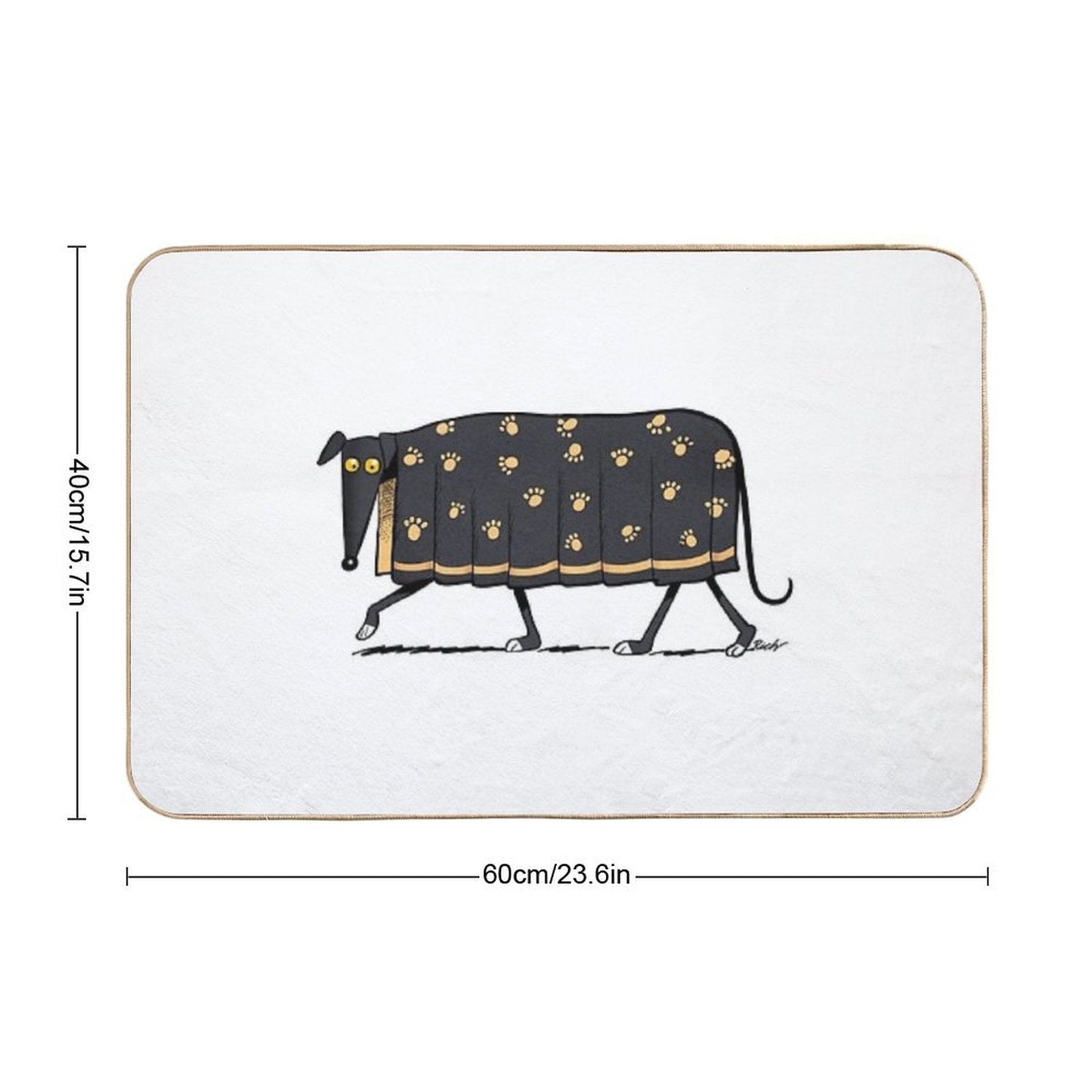 Hound of The Blankyvilles Bath Mat