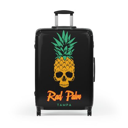 Rad Palm Pineapple Skull Travel Roller Bag