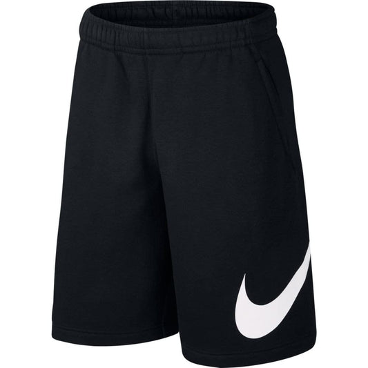 Nike Mens Sportswear Club Short Basketball Graphic Black/White/White 2X-Large-T