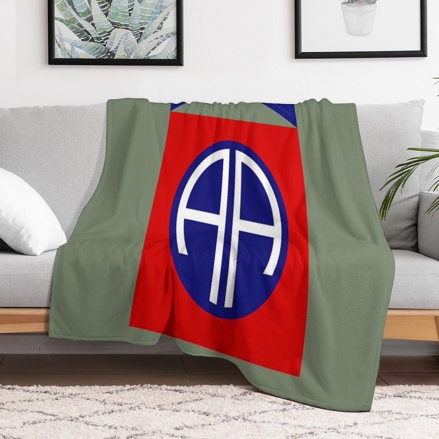 82nd Airborne Division (US Army) Throw Blanket
