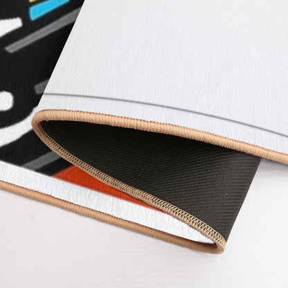 Greyhound Ears Big Red Bath Mat